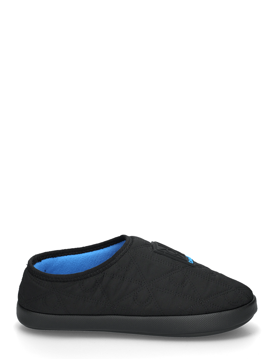 Calvin Klein - HOME SLIPPER QUILTED RIP EMBLEM - inneskor - black diveblue - 2
