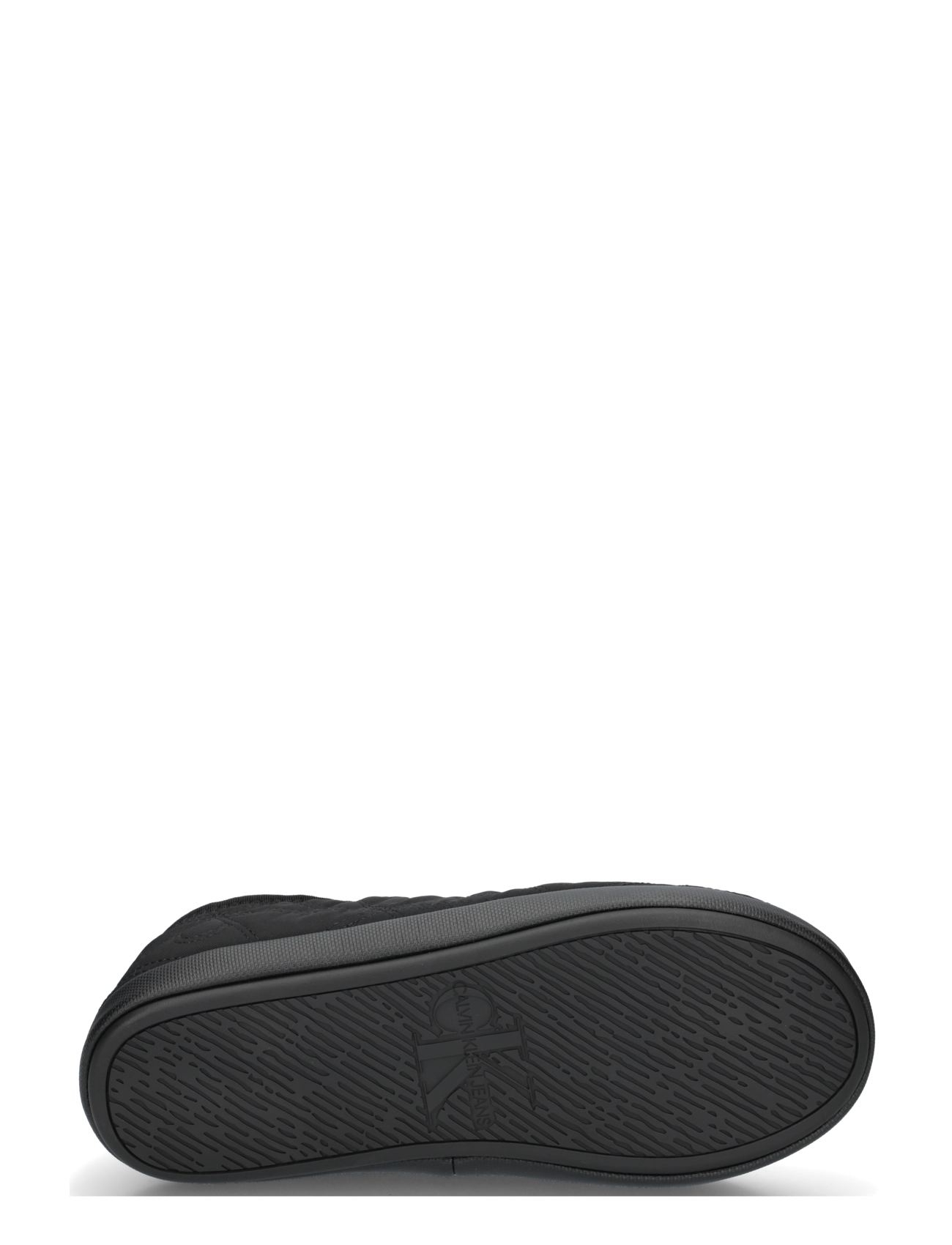 Calvin Klein - HOME SLIPPER QUILTED RIP EMBLEM - slippers - black diveblue - 4