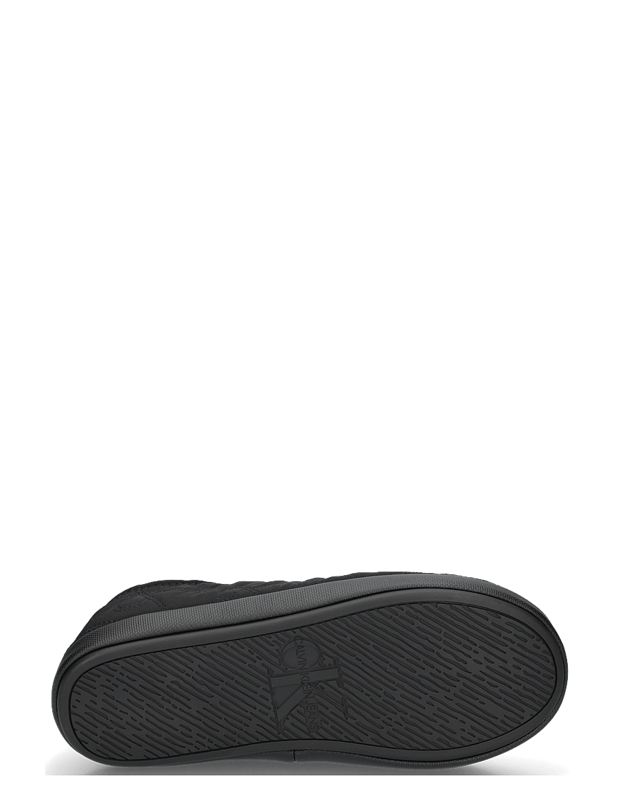 Calvin Klein - HOME SLIPPER QUILTED RIP EMBLEM - slippers - black diveblue - 4