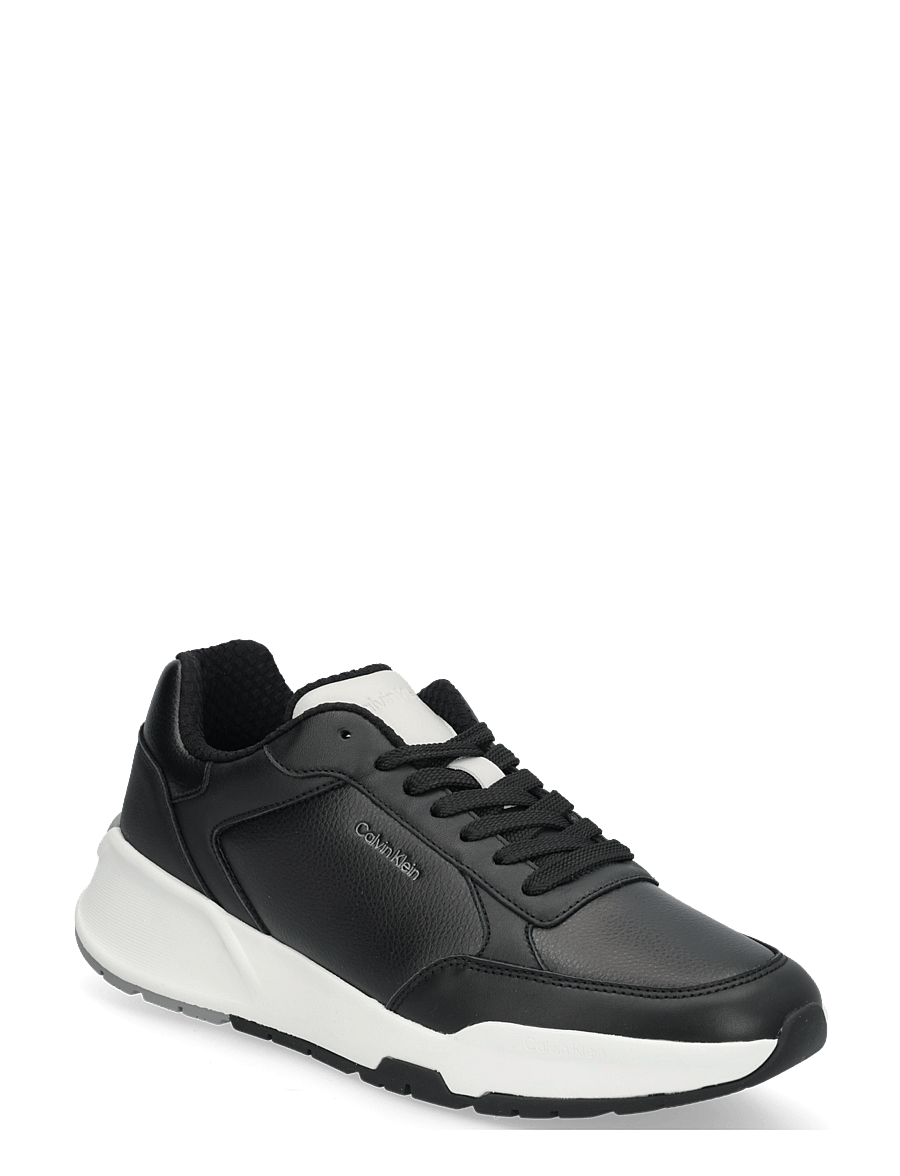 Calvin Klein - CITY RUNNER LACEUP LTH MIX - sneaker - black white light grey - 0