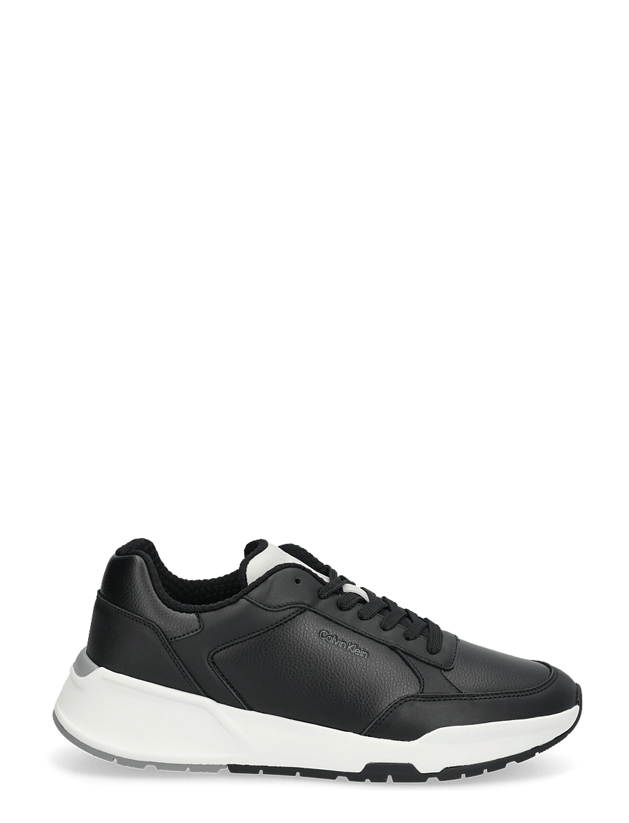 Calvin Klein - CITY RUNNER LACEUP LTH MIX - sneaker - black white light grey - 2