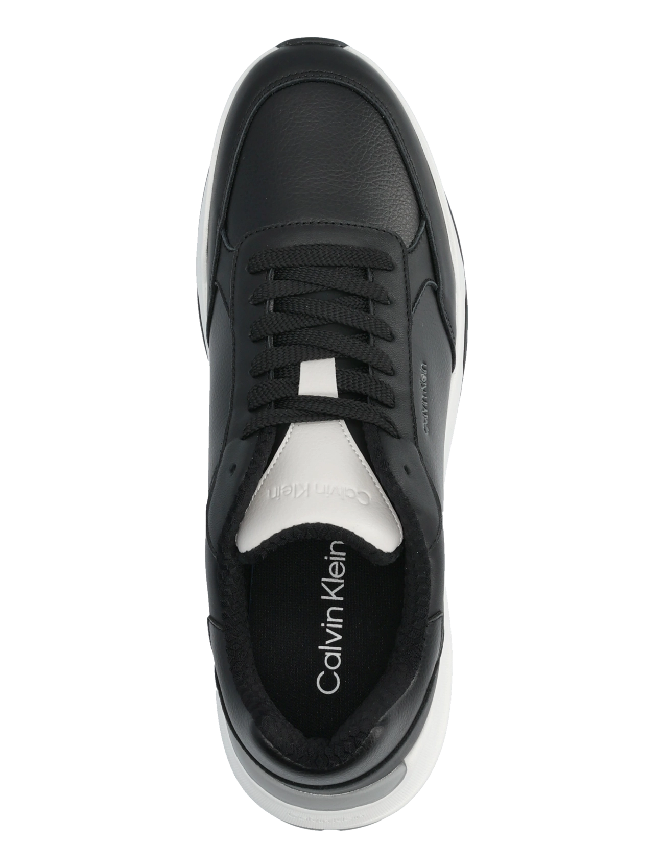 Calvin Klein - CITY RUNNER LACEUP LTH MIX - sneaker - black white light grey - 3
