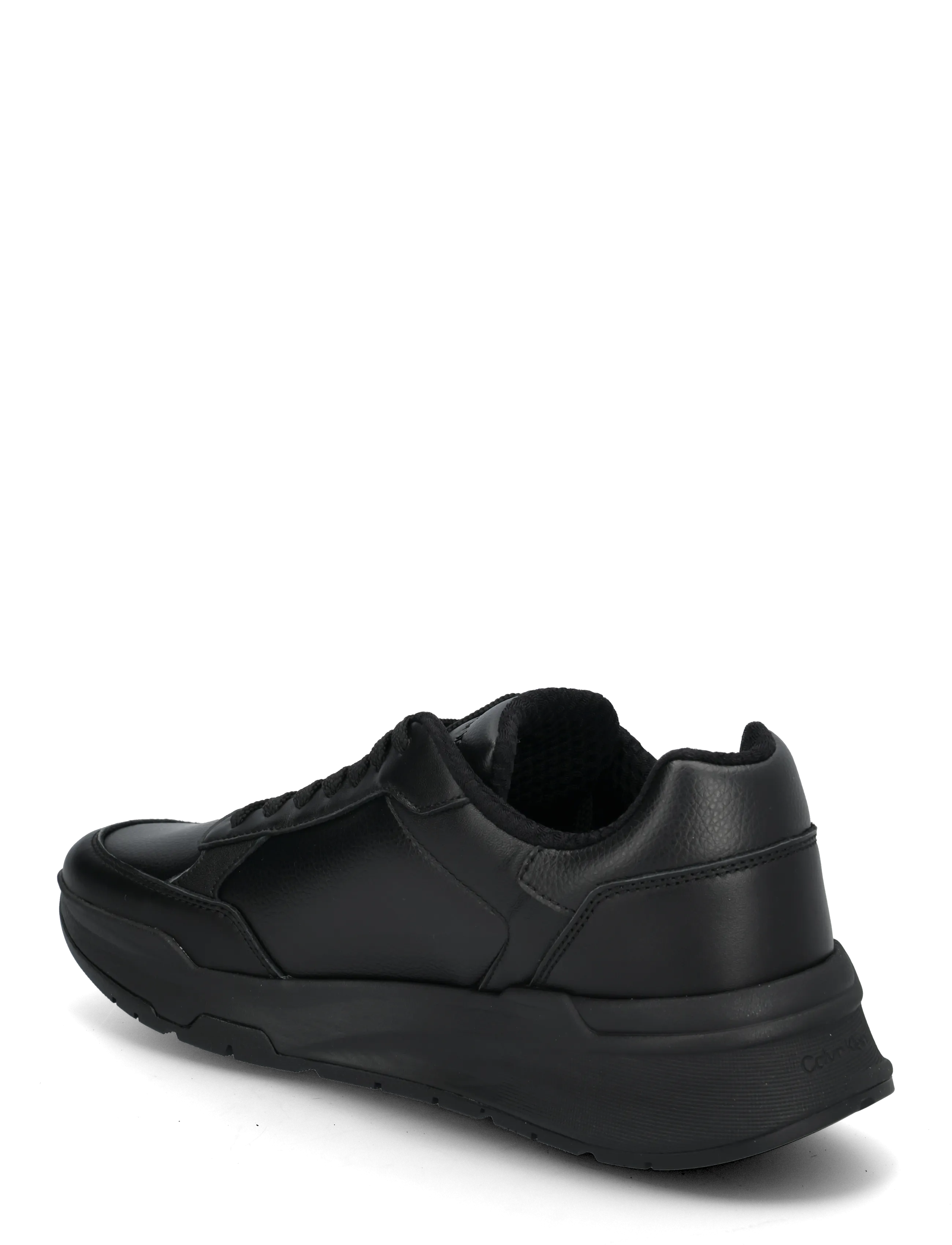 Calvin Klein - CITY RUNNER LACEUP LTH MIX - sneaker - triple black - 1