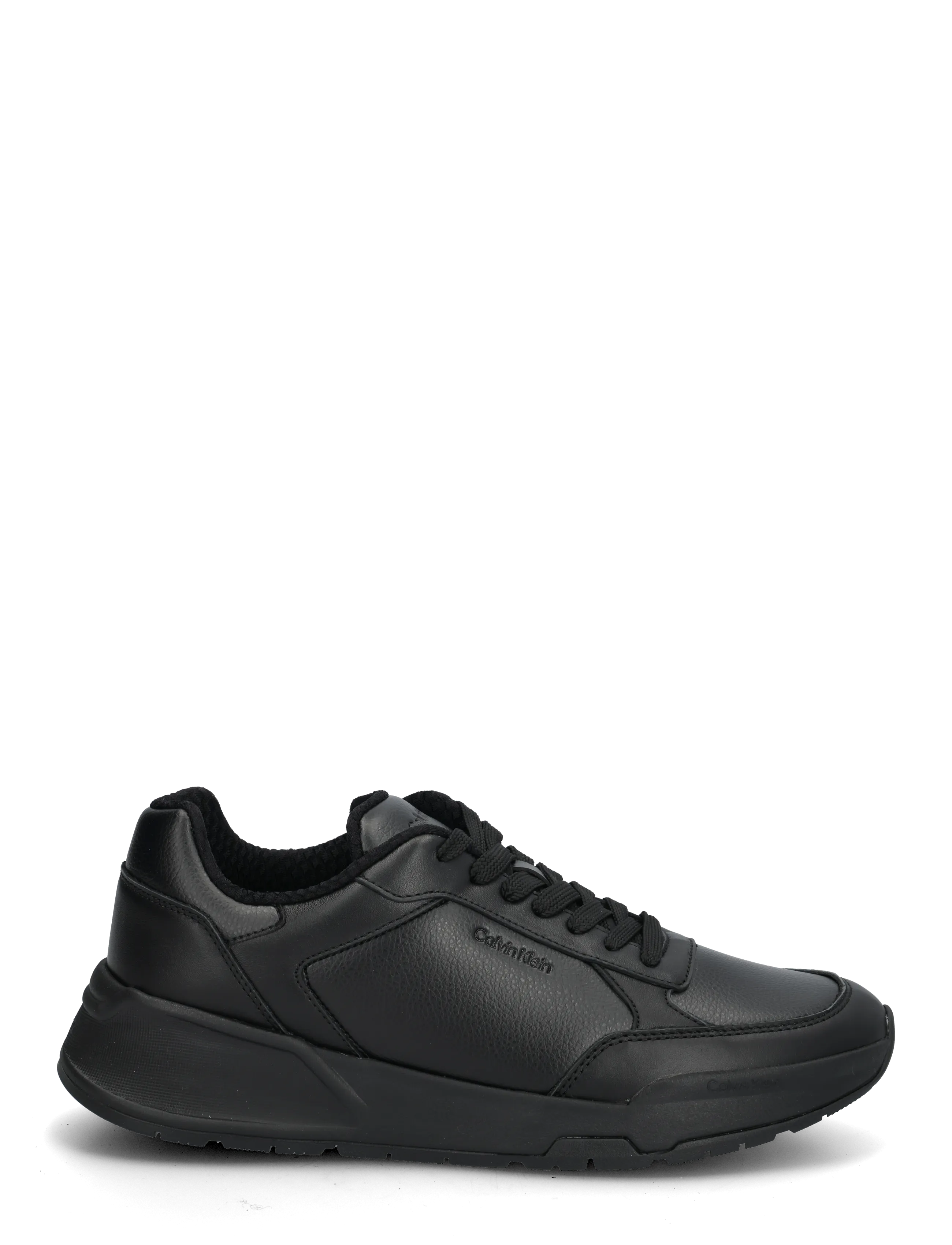 Calvin Klein - CITY RUNNER LACEUP LTH MIX - sneaker - triple black - 2