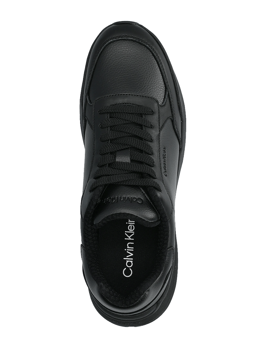 Calvin Klein - CITY RUNNER LACEUP LTH MIX - sneaker - triple black - 3