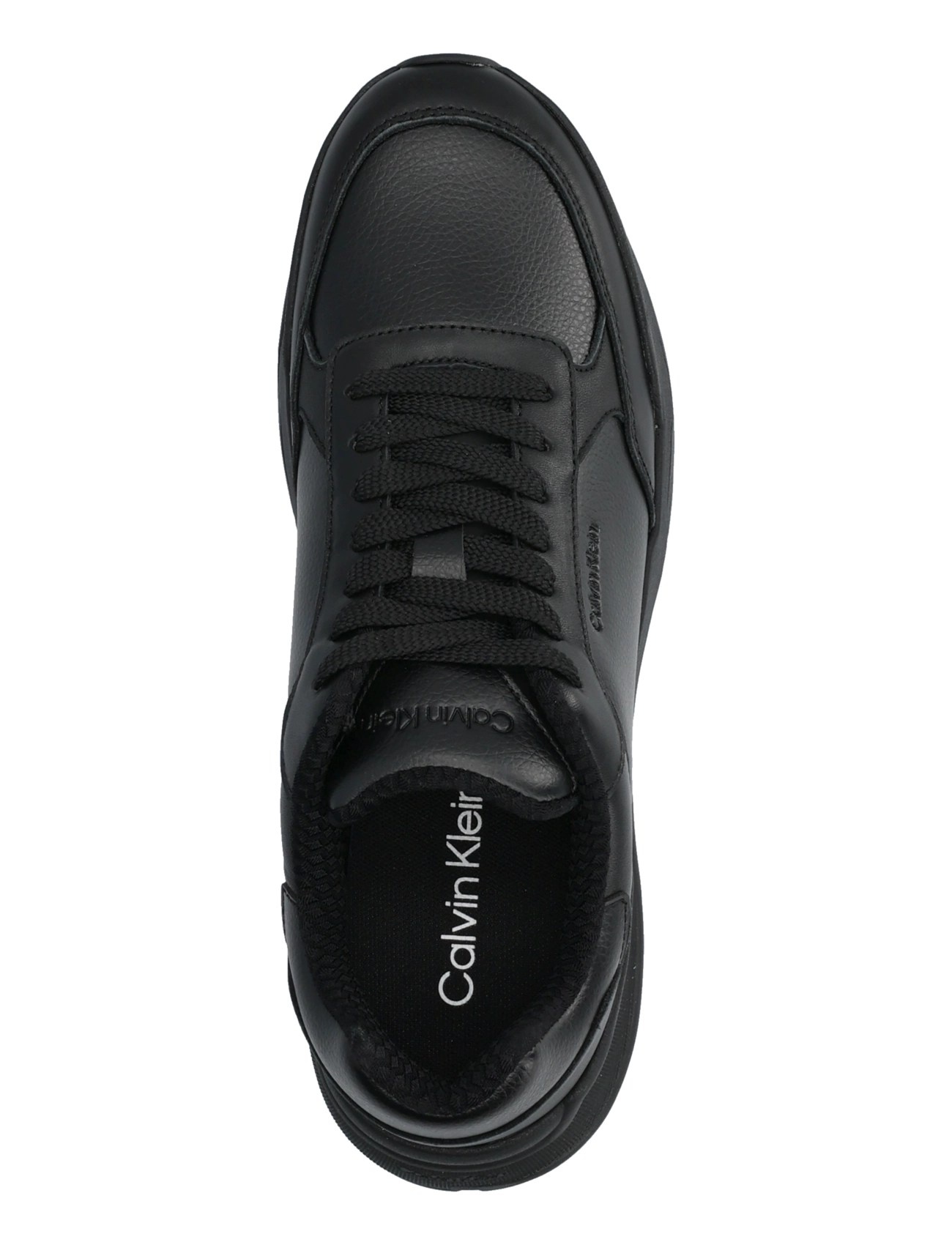 Calvin Klein - CITY RUNNER LACEUP LTH MIX - low-top sneaker - triple black - 3