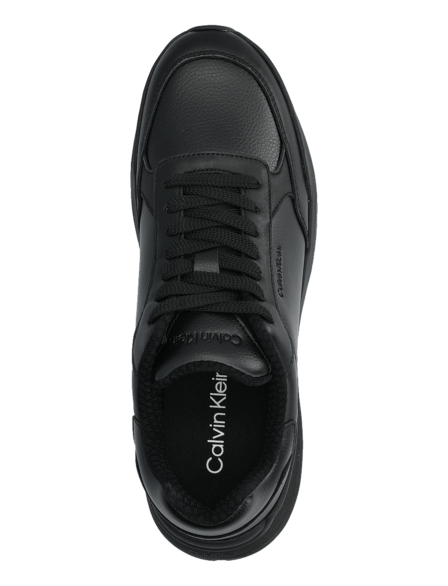 Calvin Klein - CITY RUNNER LACEUP LTH MIX - low-top sneaker - triple black - 3
