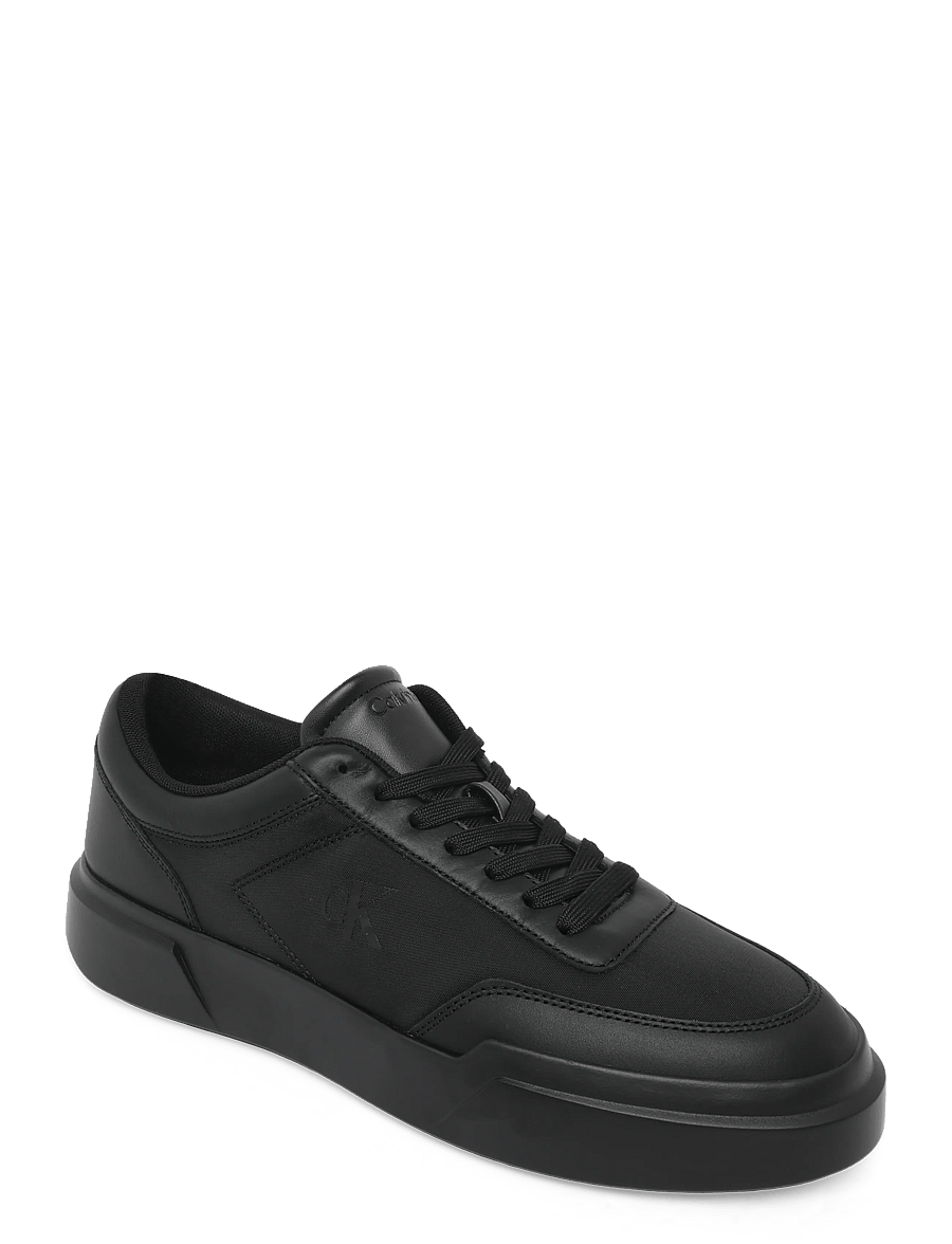 Calvin Klein - CHUNKY CUPS LACEUP OXF MIX MAT - low tops - triple black - 0