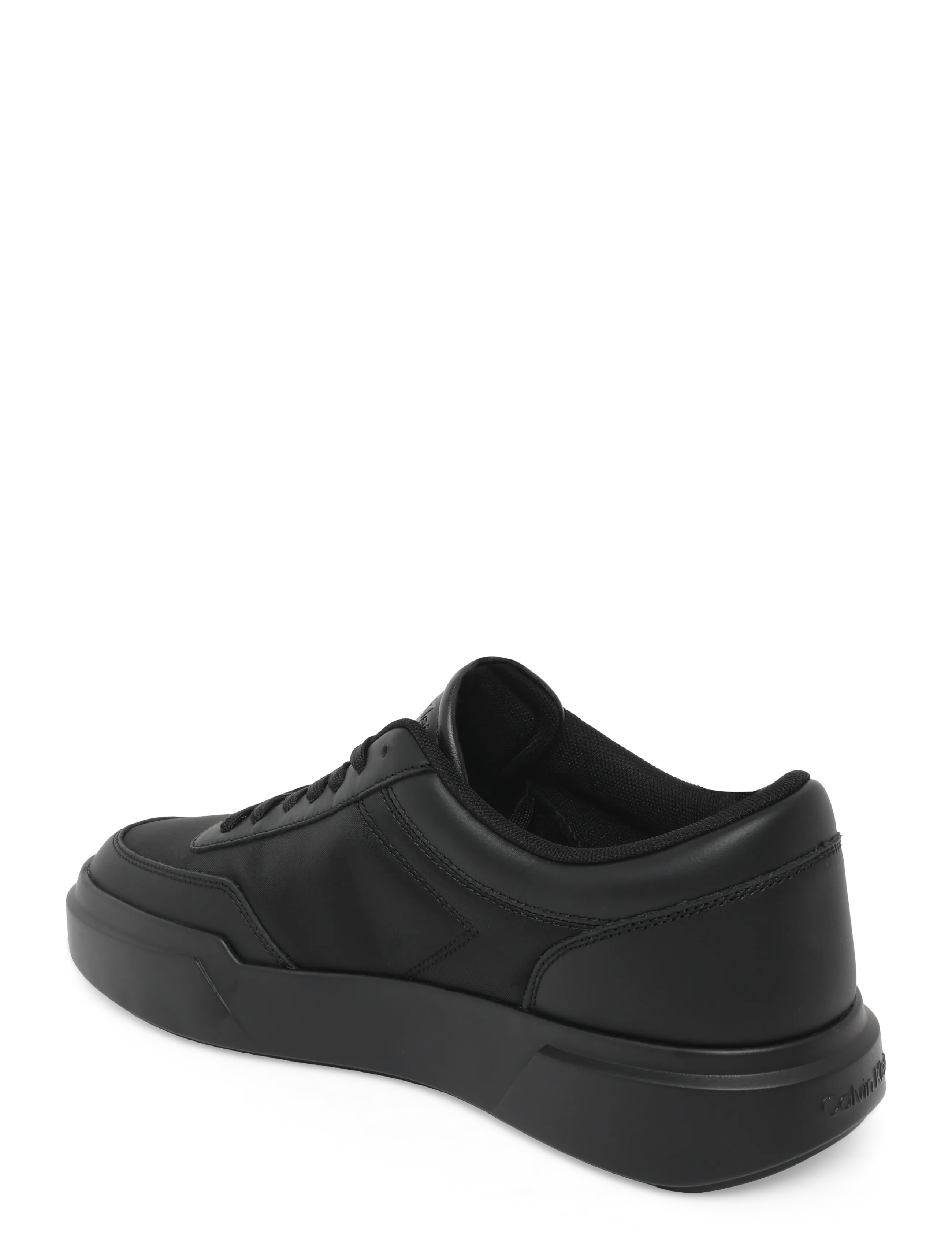 Calvin Klein - CHUNKY CUPS LACEUP OXF MIX MAT - triple black - 1