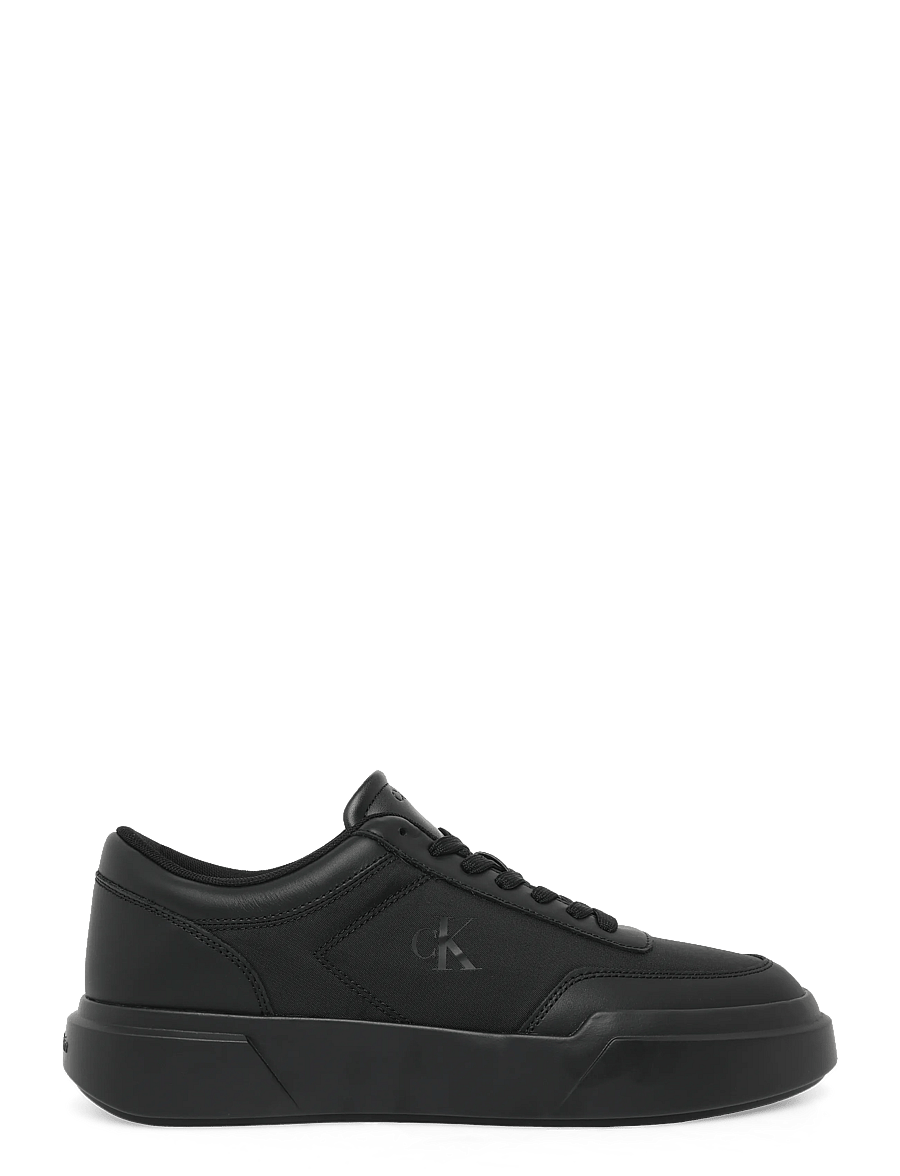 Calvin Klein - CHUNKY CUPS LACEUP OXF MIX MAT - low tops - triple black - 2