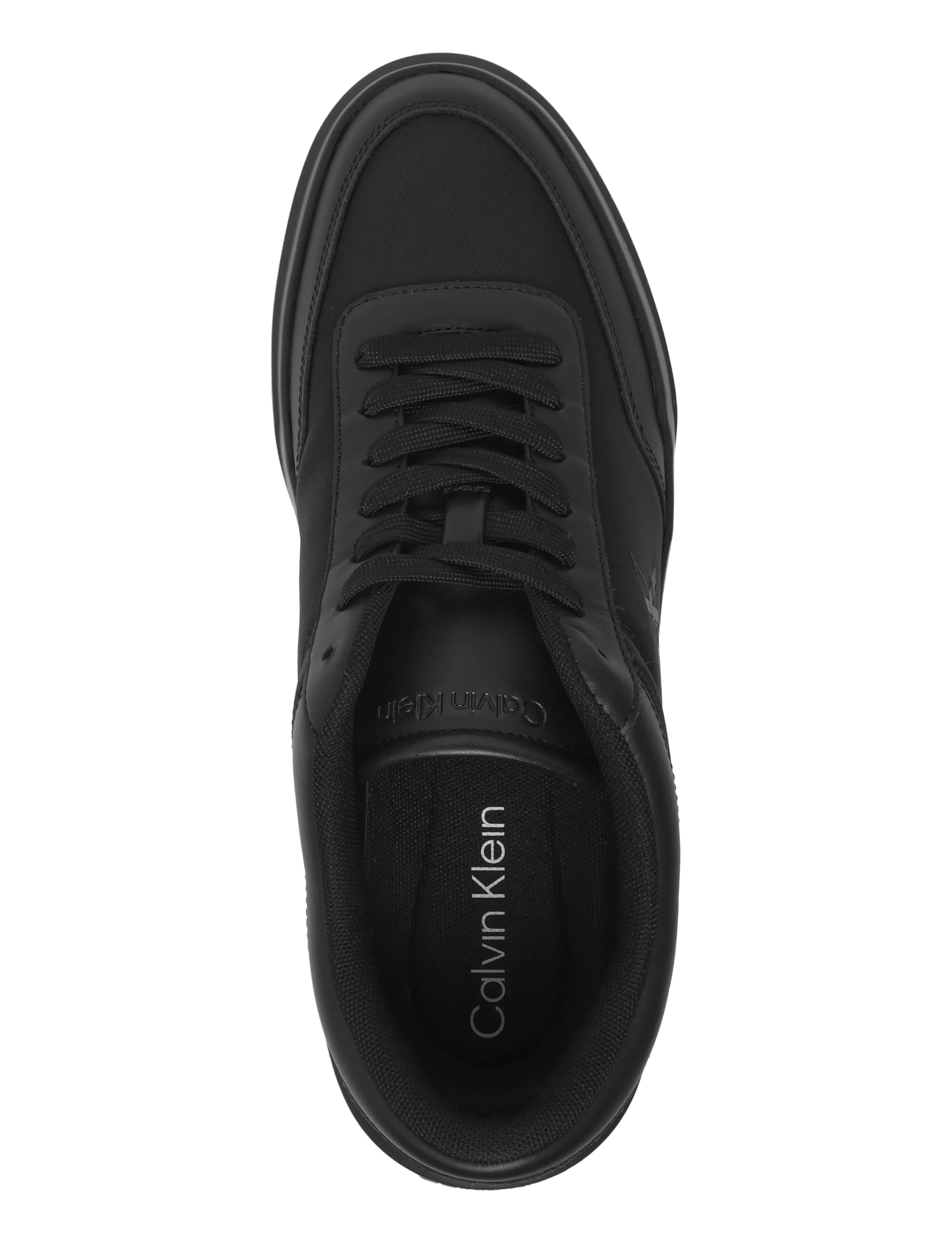 Calvin Klein - CHUNKY CUPS LACEUP OXF MIX MAT - triple black - 3