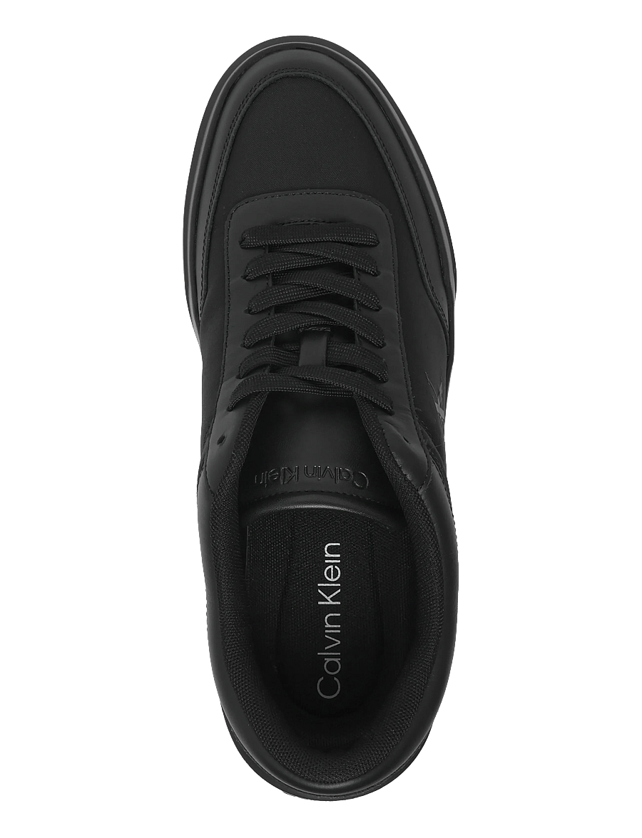 Calvin Klein - CHUNKY CUPS LACEUP OXF MIX MAT - low tops - triple black - 3