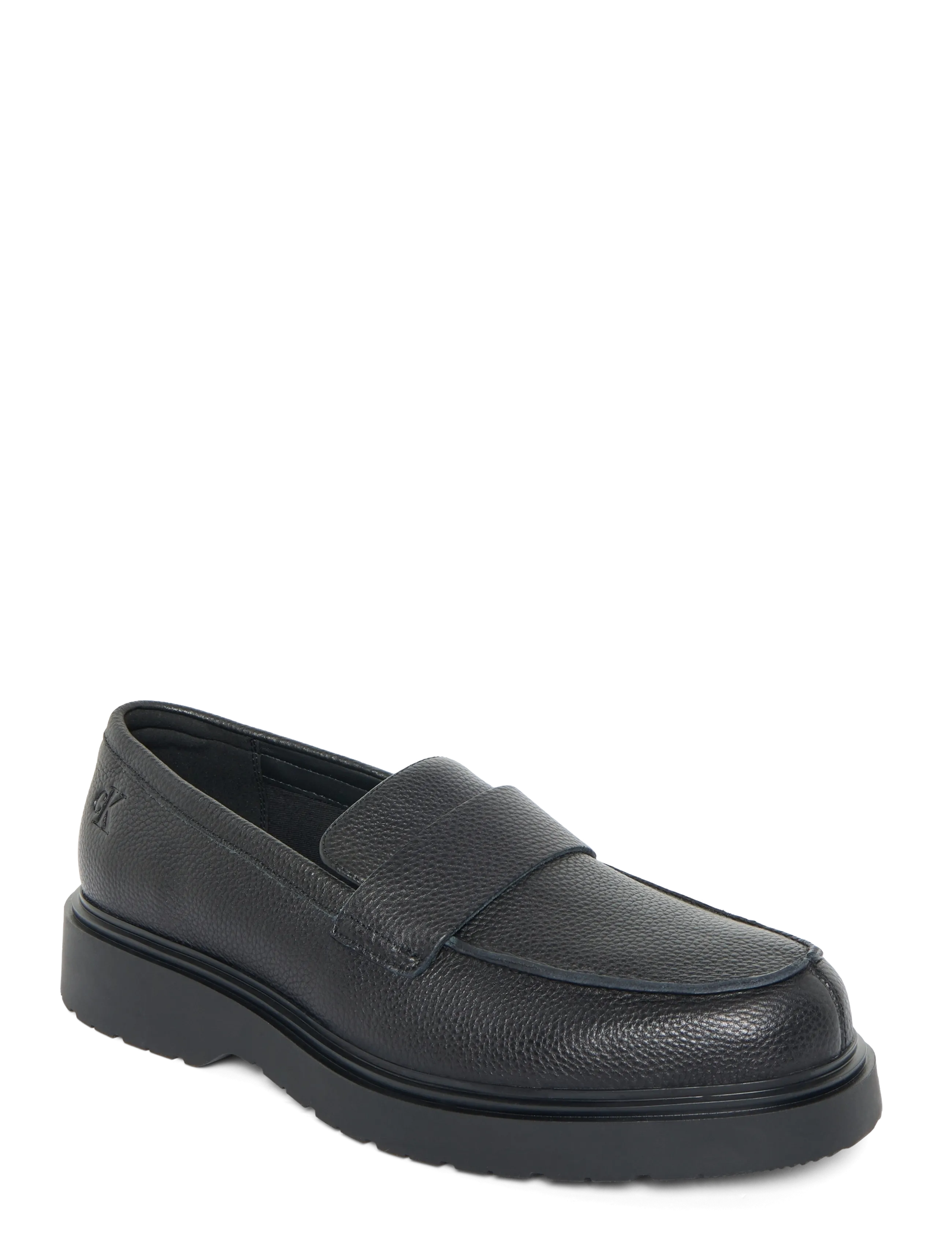 Calvin Klein Combat Ess Loafer Lth, 42, Black, Sko > Hyttesko, Herre