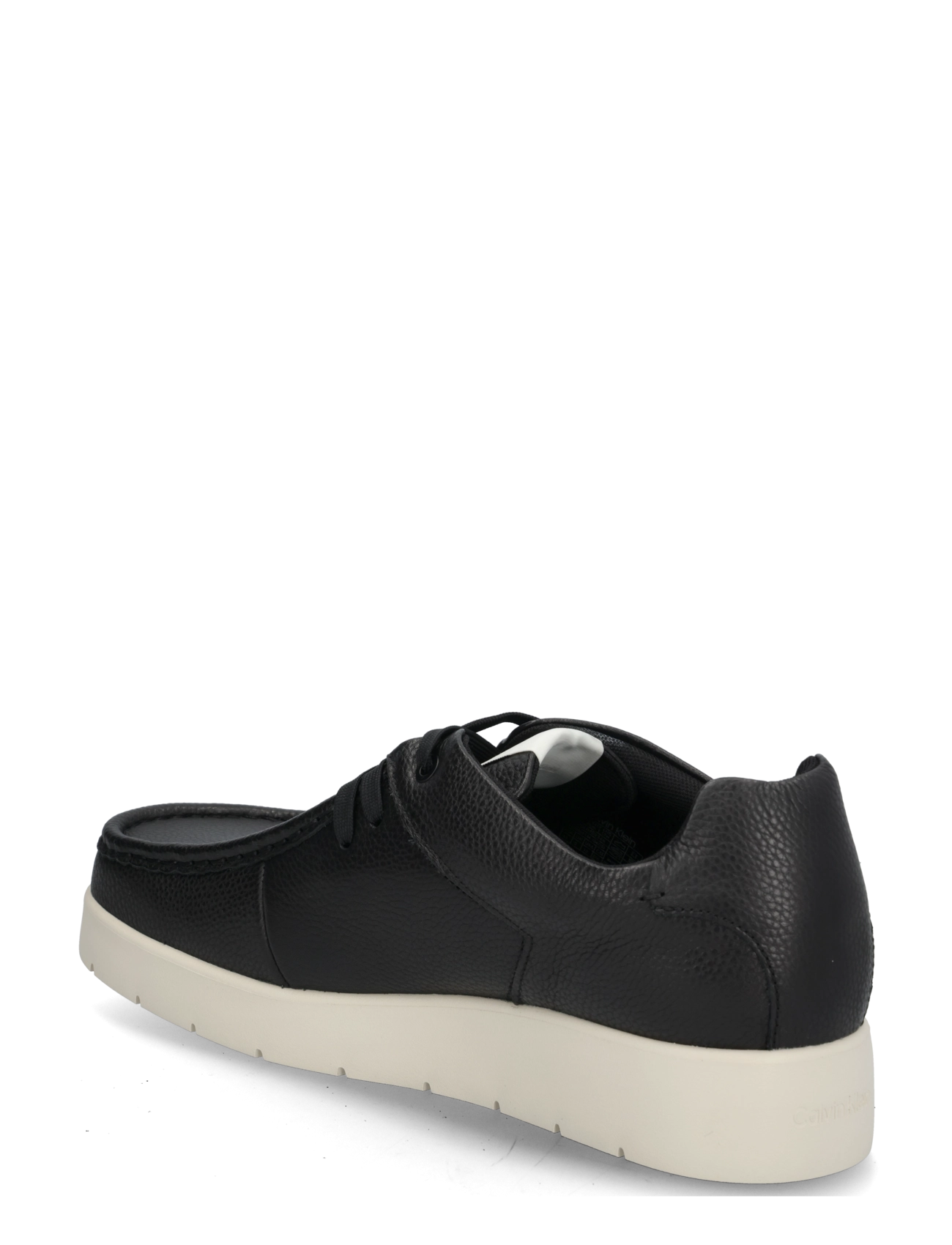 Calvin Klein - HYBRID CITY LUG CK APRON T LTH - moc toe sko - black dk ecru - 1