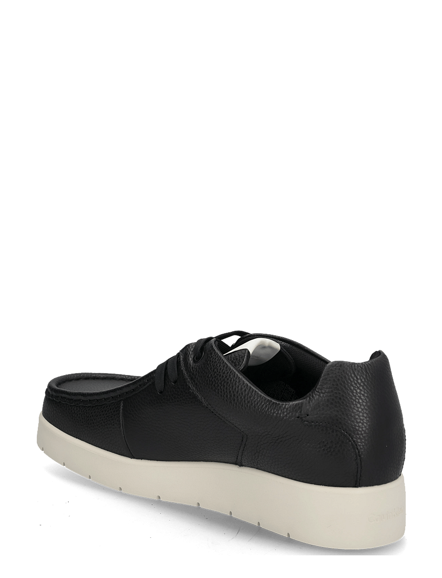 Calvin Klein - HYBRID CITY LUG CK APRON T LTH - moc toe sko - black dk ecru - 1