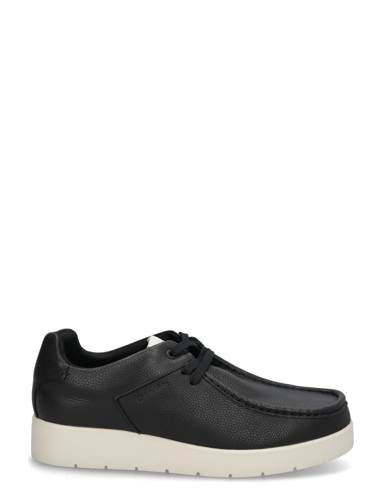 Calvin Klein - HYBRID CITY LUG CK APRON T LTH - moc toe sko - black dk ecru - 2