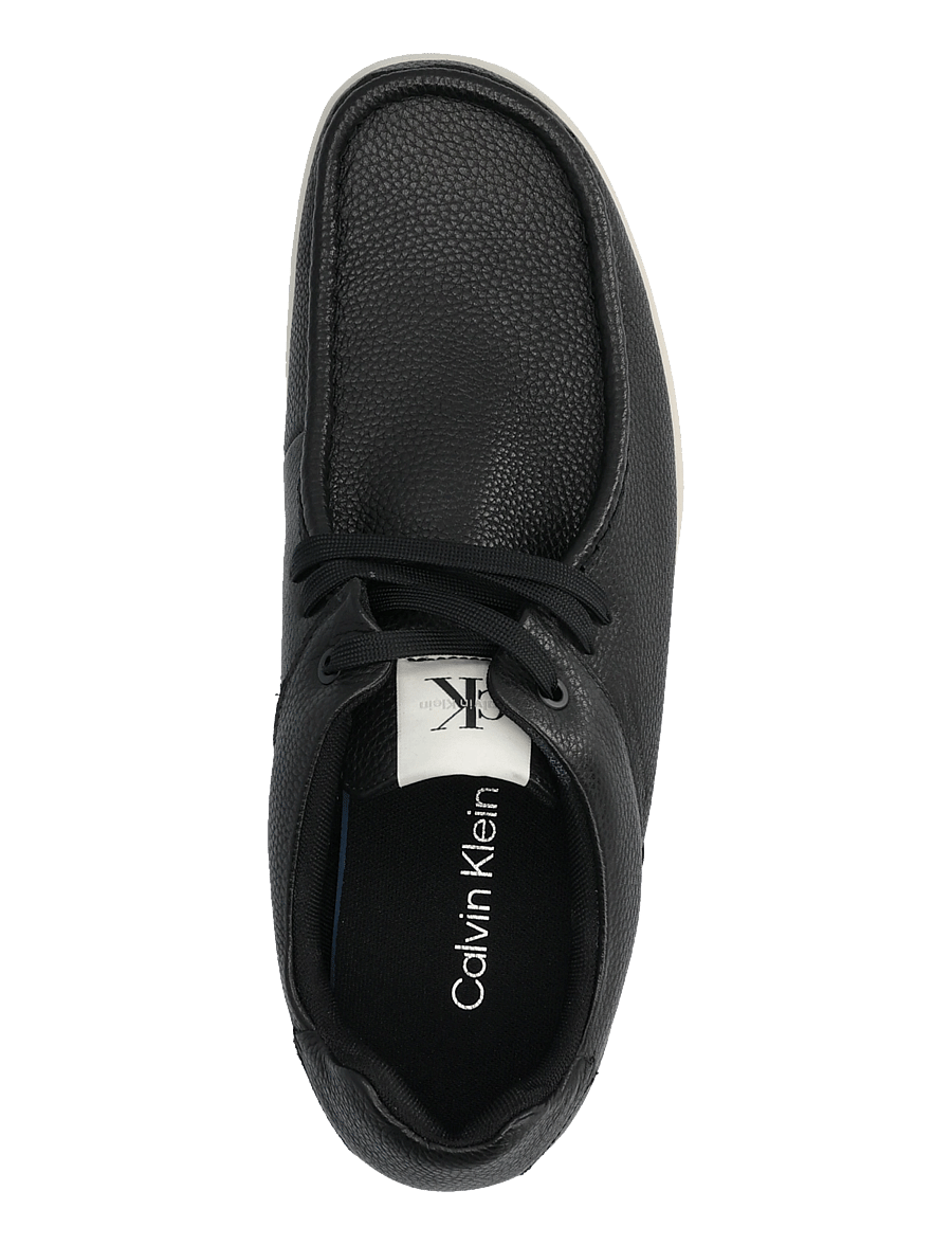 Calvin Klein - HYBRID CITY LUG CK APRON T LTH - moc toe sko - black dk ecru - 3
