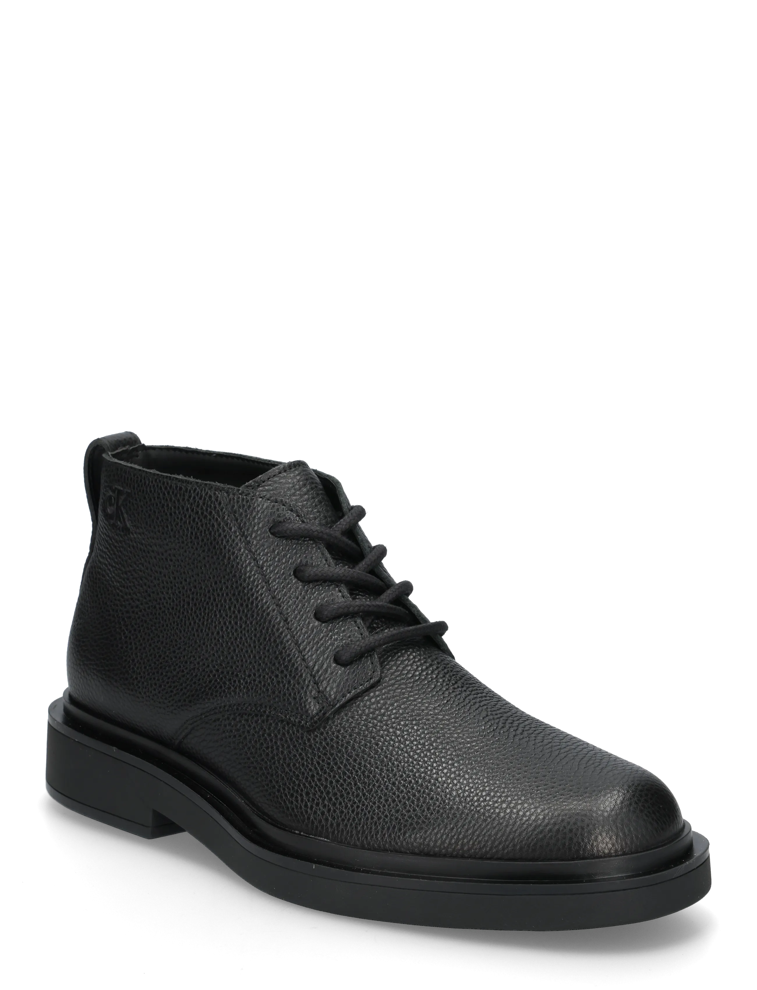Calvin Klein SQ RUBBER DESERT BOOT LTH - Desert boots - TRIPLE BLACK / black