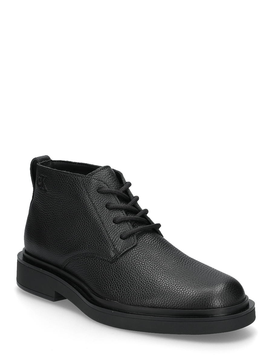 Calvin Klein - SQ RUBBER DESERT BOOT LTH - chukka zābaki - triple black - 0