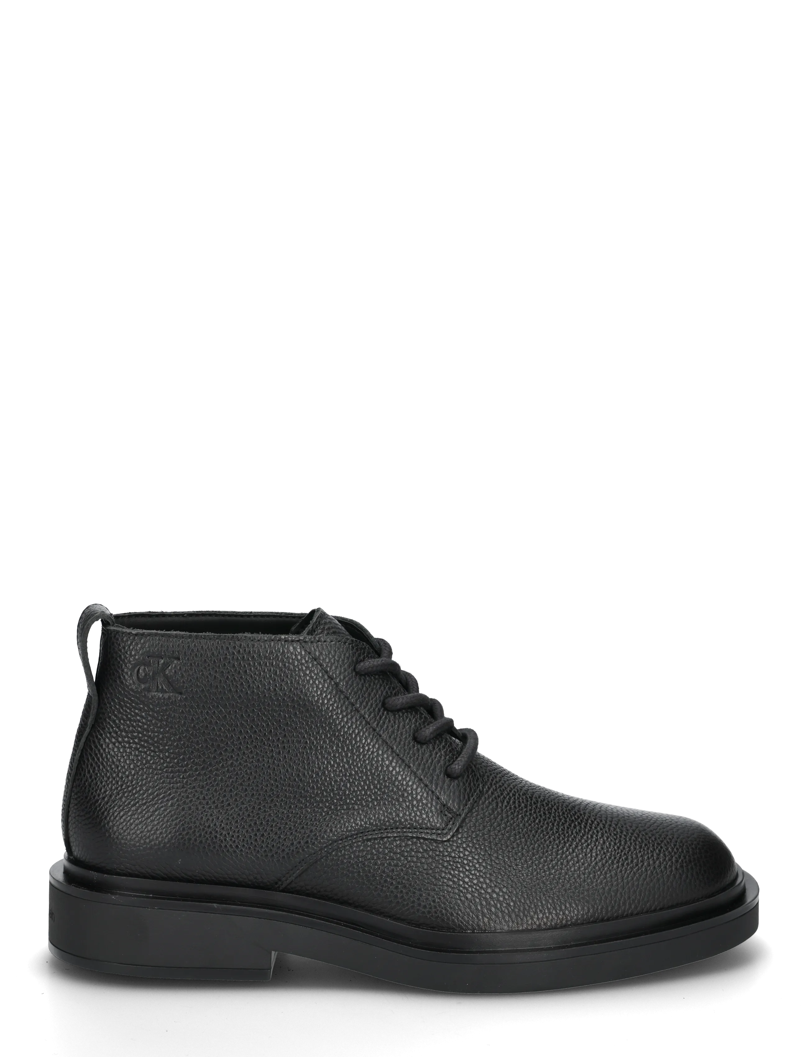 Calvin Klein - SQ RUBBER DESERT BOOT LTH - chukka zābaki - triple black - 2