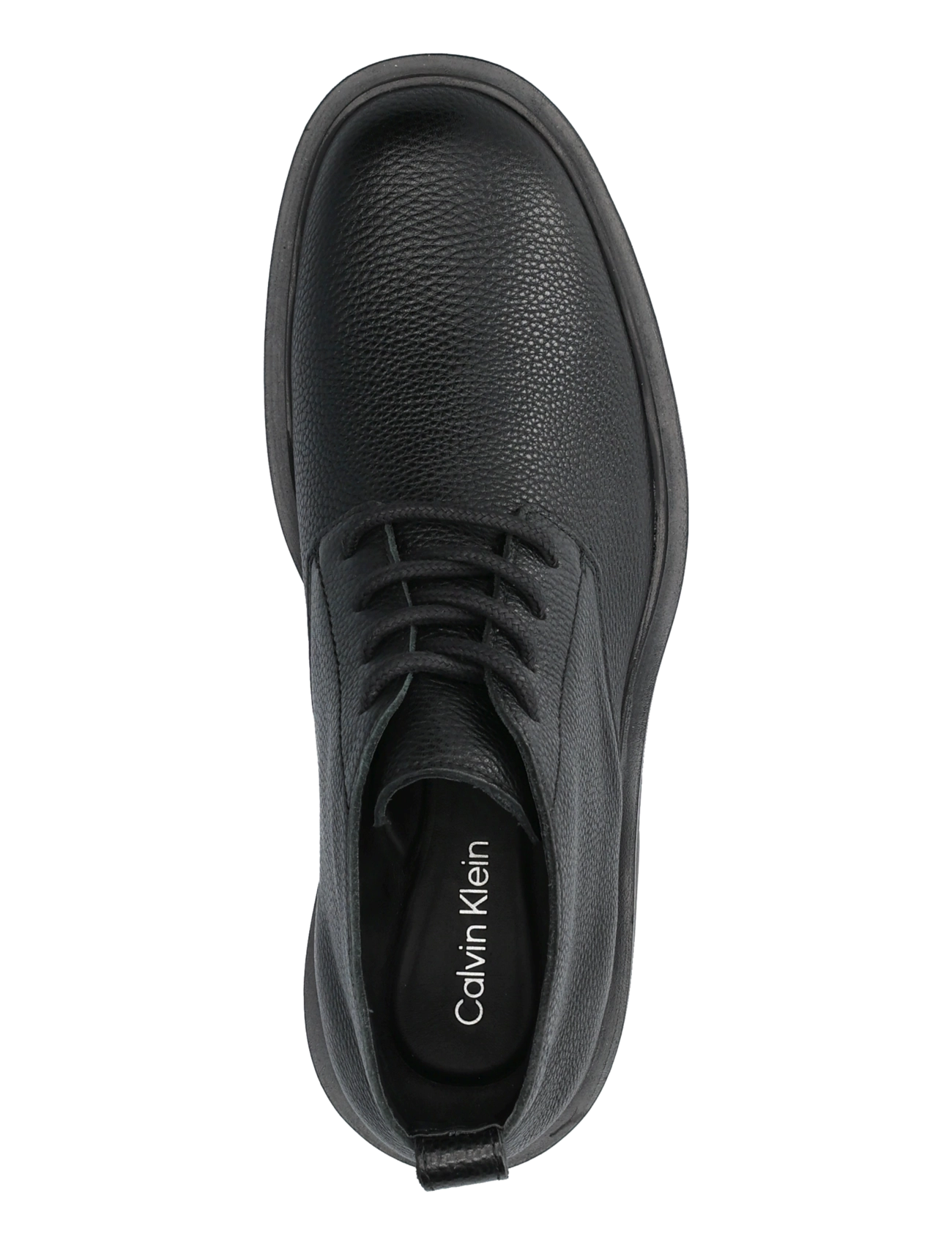 Calvin Klein - SQ RUBBER DESERT BOOT LTH - chukka boots - triple black - 3