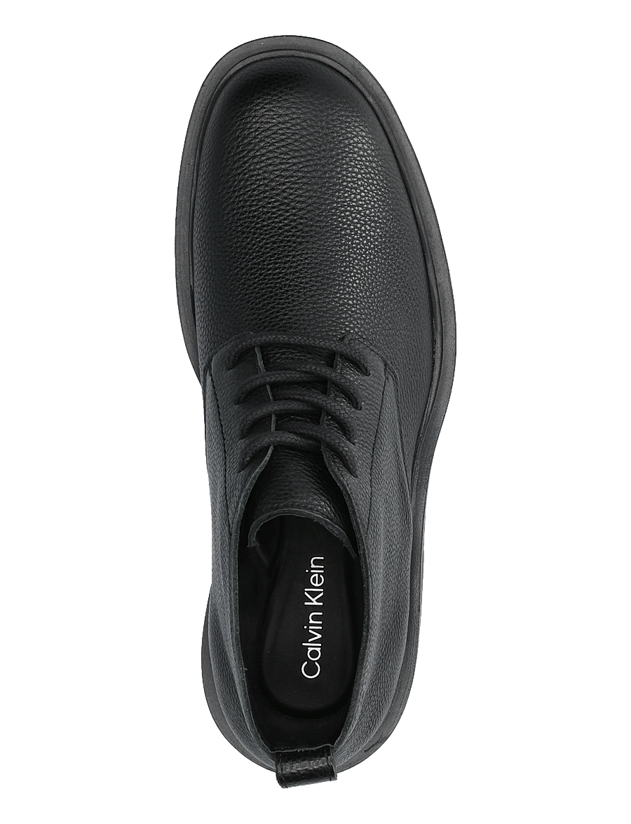 Calvin Klein - SQ RUBBER DESERT BOOT LTH - chukka boots - triple black - 3