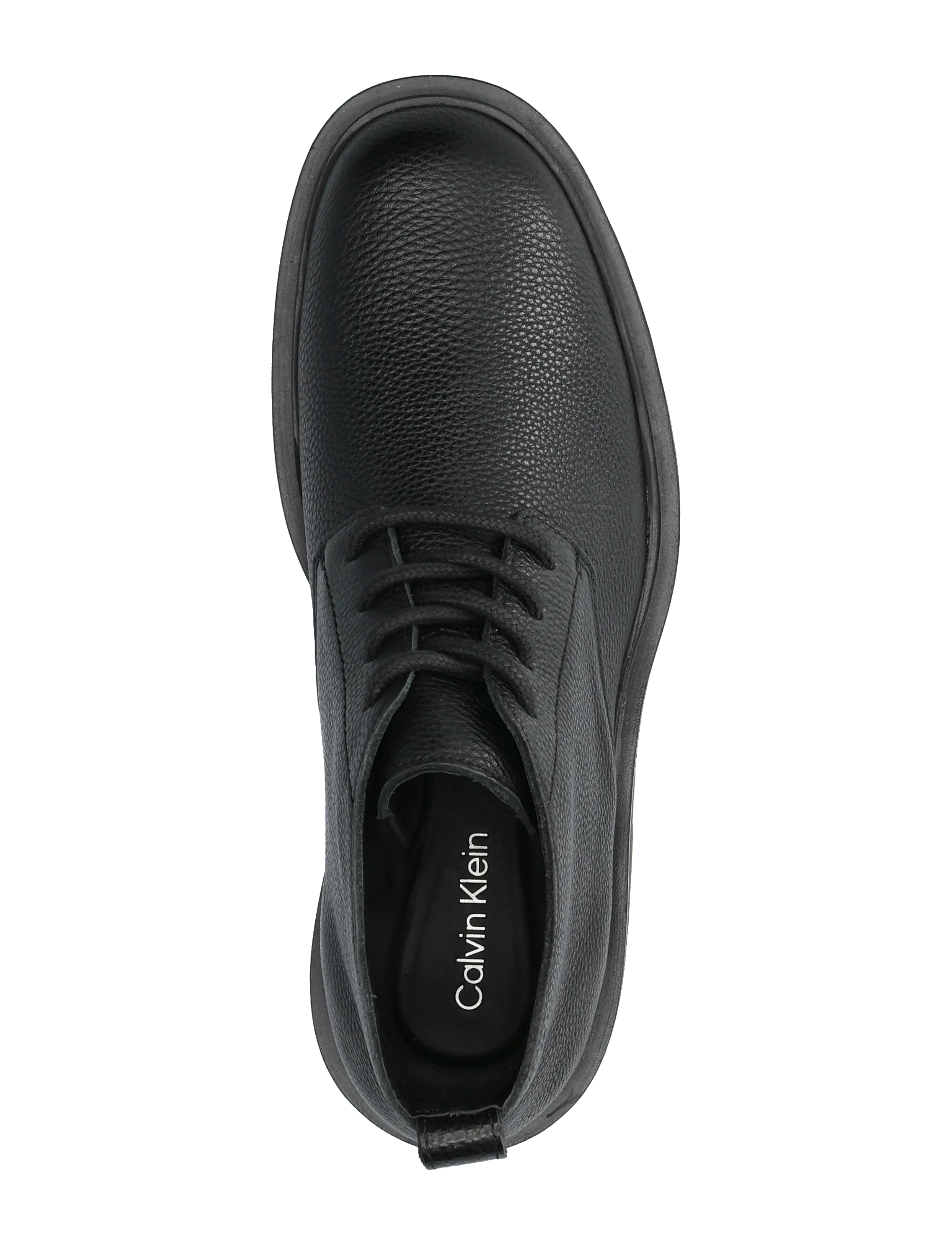 Calvin Klein - SQ RUBBER DESERT BOOT LTH - chukka zābaki - triple black - 3