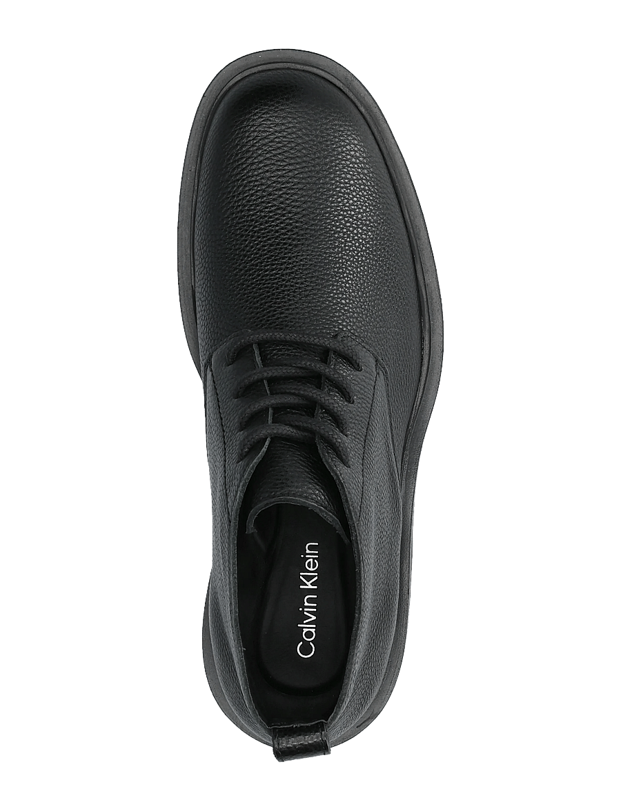 Calvin Klein - SQ RUBBER DESERT BOOT LTH - chukka zābaki - triple black - 3