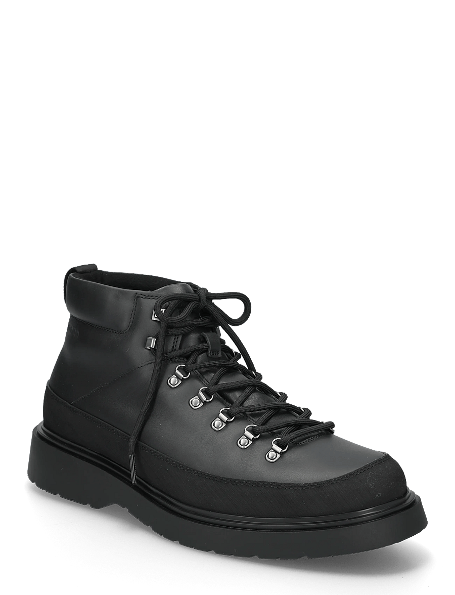 Calvin Klein - COMBAT MID HIKING BOOT LTH WL - boots - triple black - 0