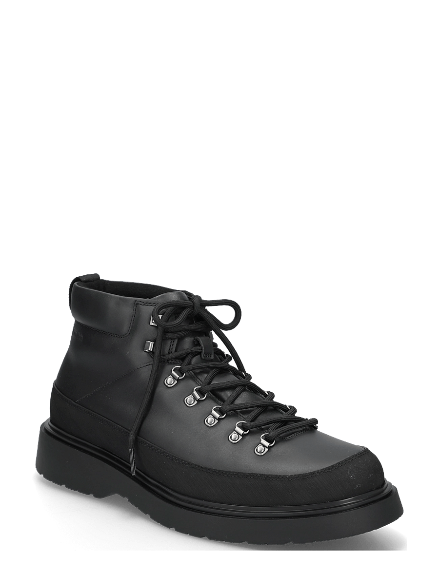 Calvin Klein - COMBAT MID HIKING BOOT LTH WL - boots - triple black - 0