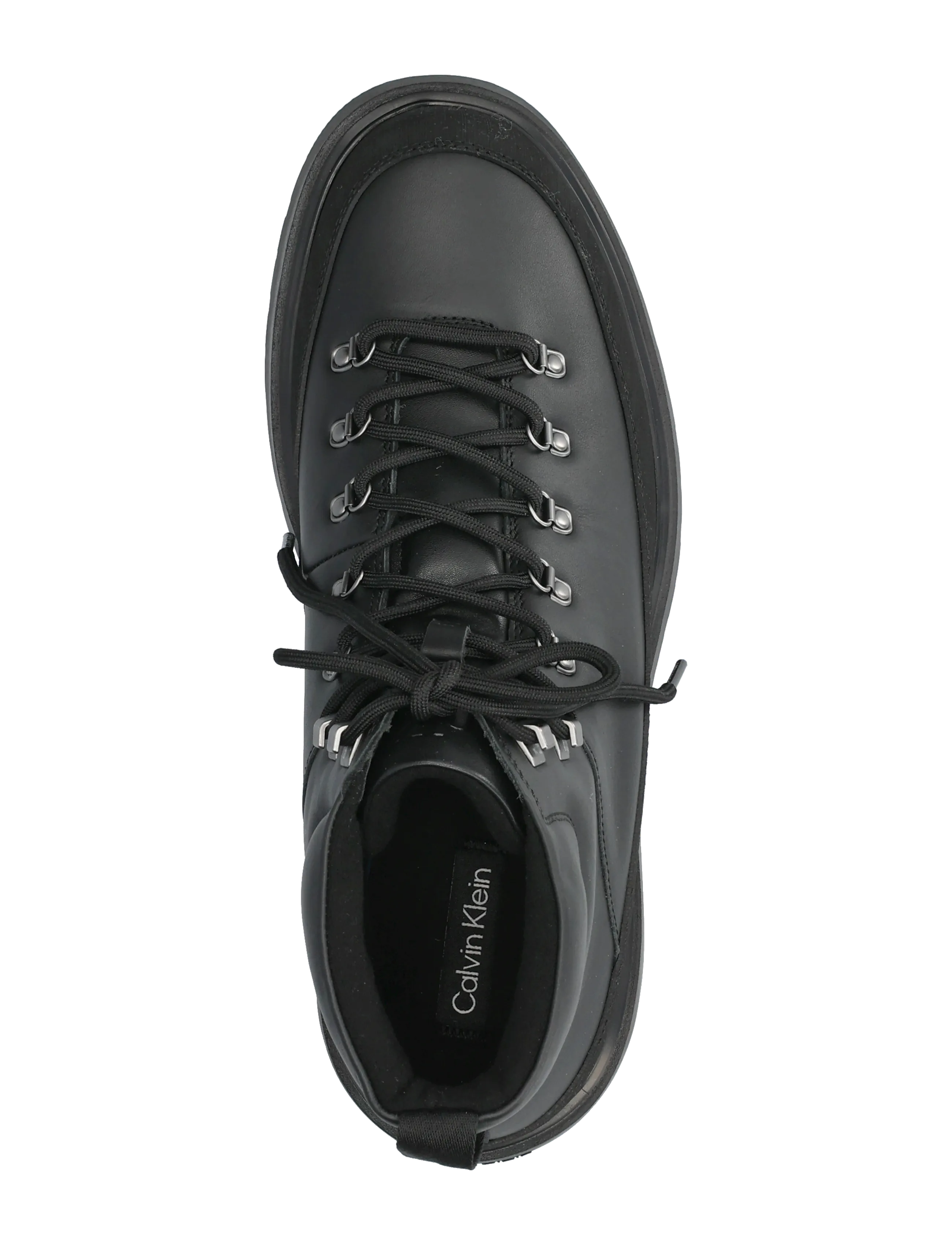 Calvin Klein - COMBAT MID HIKING BOOT LTH WL - boots - triple black - 3