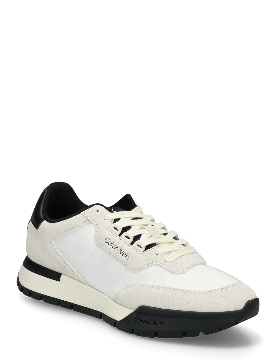 Calvin Klein - TOOTHY RUNNER LACEUP SU-NY - sneaker - bright white marshmallow black - 0
