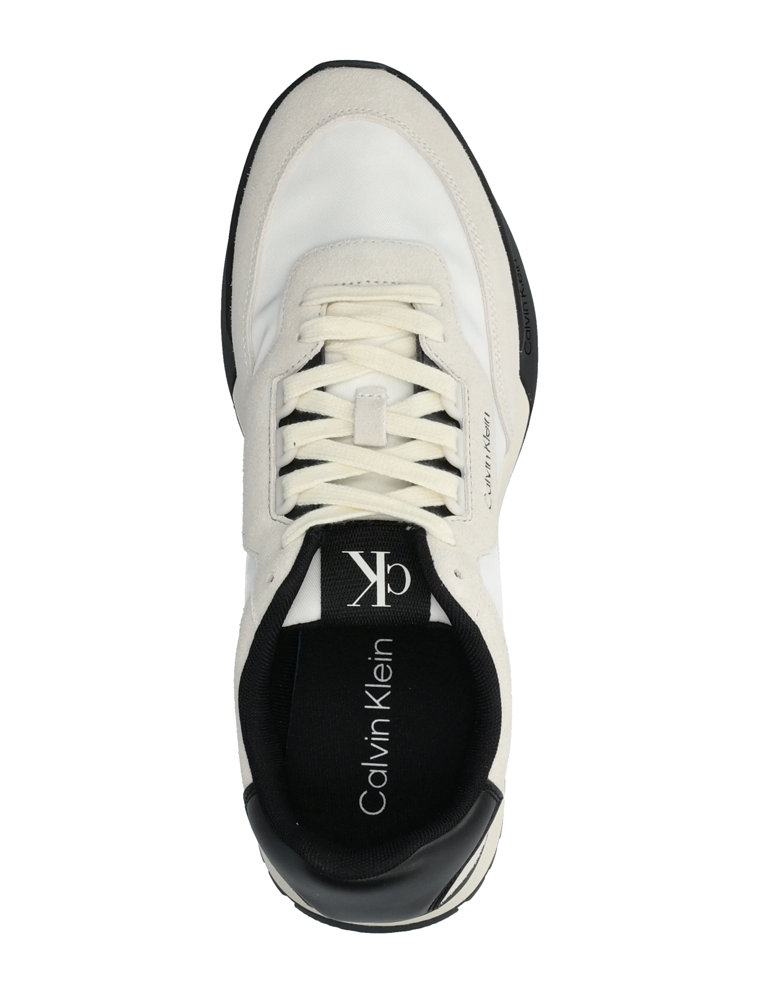 Calvin Klein - TOOTHY RUNNER LACEUP SU-NY - sneaker - bright white marshmallow black - 3