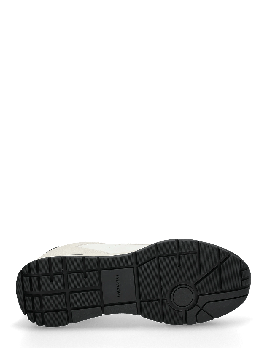 Calvin Klein - TOOTHY RUNNER LACEUP SU-NY - sneaker - bright white marshmallow black - 4