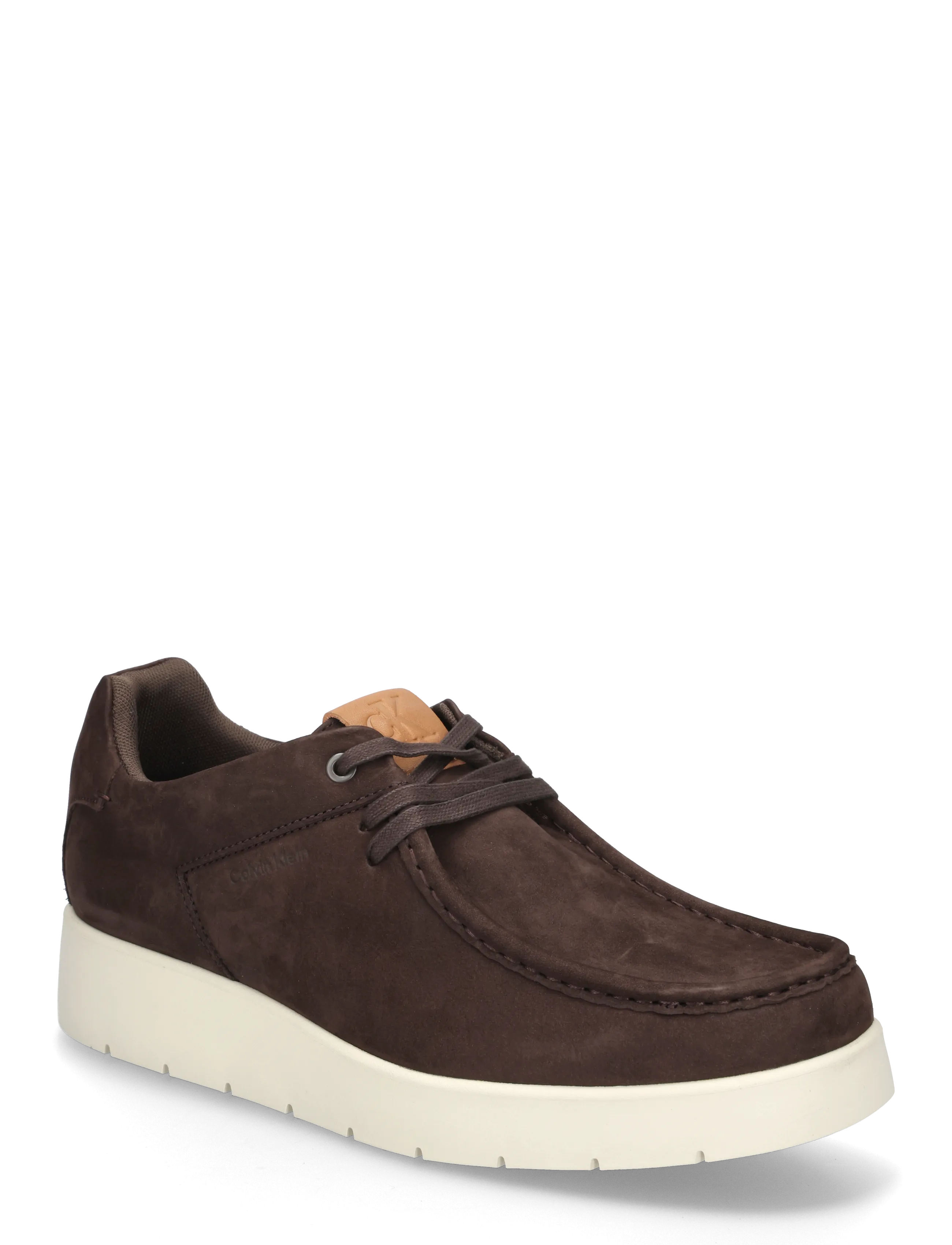 Calvin Klein HYBRID CITY LUG CK APRON NU - Chukka Boots - ROCKY BROWN CASHEW DK ECRU / brown
