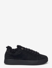 Calvin Klein - CUPSOLE LACE UP (UNISEX) SU WL - sportiska stila apavi ar pazeminātu potītes daļu - triple black - 1