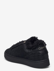 Calvin Klein - CUPSOLE LACE UP (UNISEX) SU WL - sportiska stila apavi ar pazeminātu potītes daļu - triple black - 2