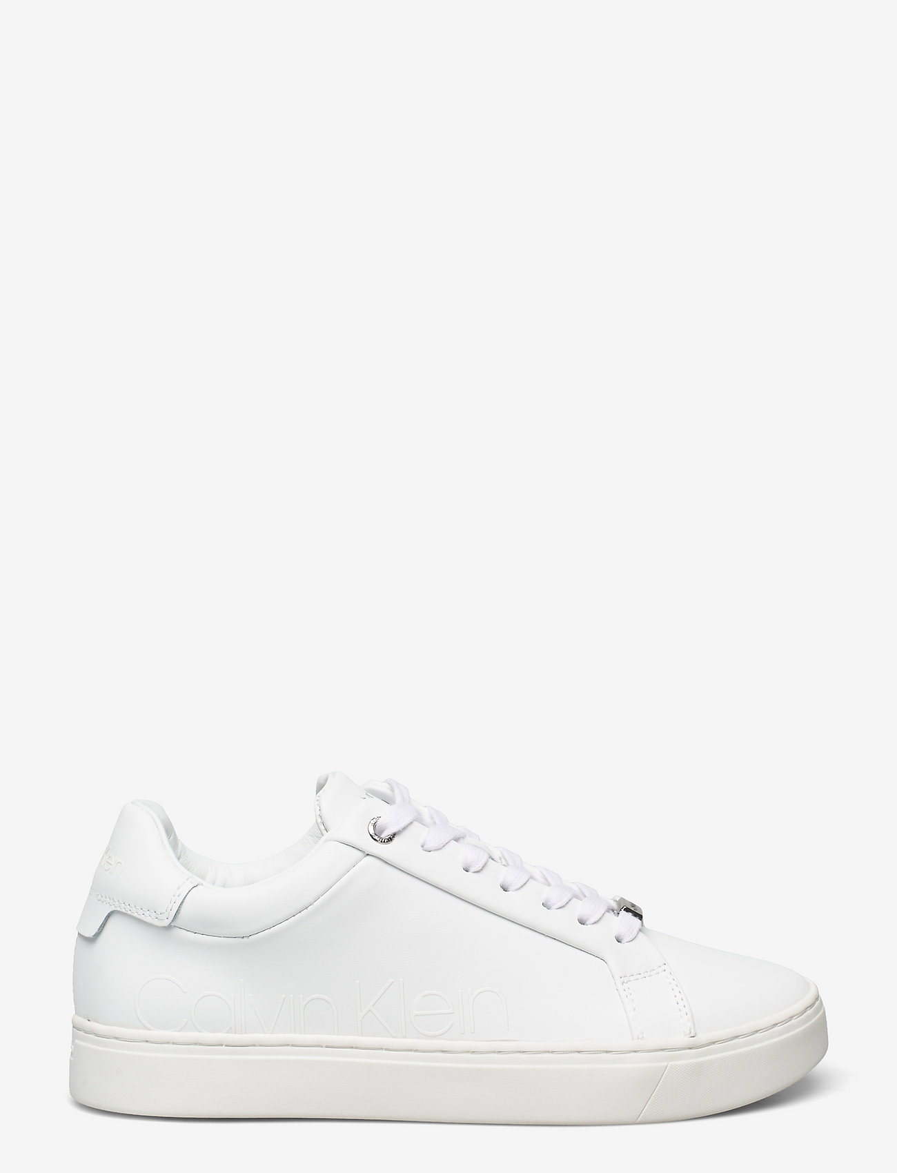 Calvin Klein - CUPSOLE LACE UP LOGO - triple white - 1