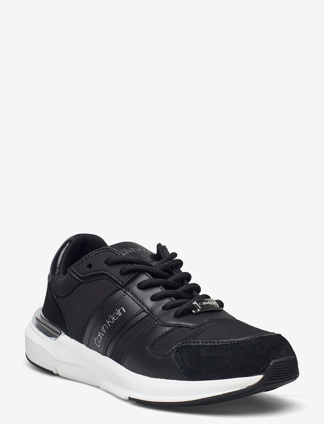 Calvin Klein - FLEXRUNNER MIXED MATERIALS - black/silver - 0