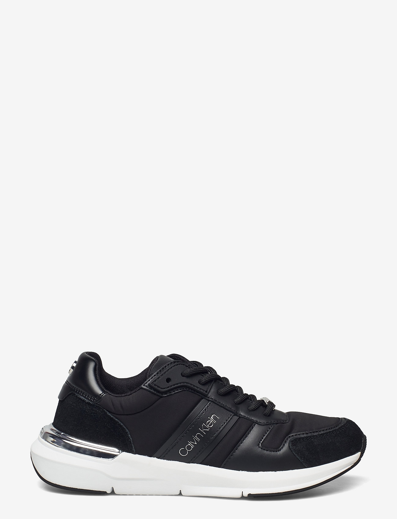 Calvin Klein - FLEXRUNNER MIXED MATERIALS - black/silver - 1