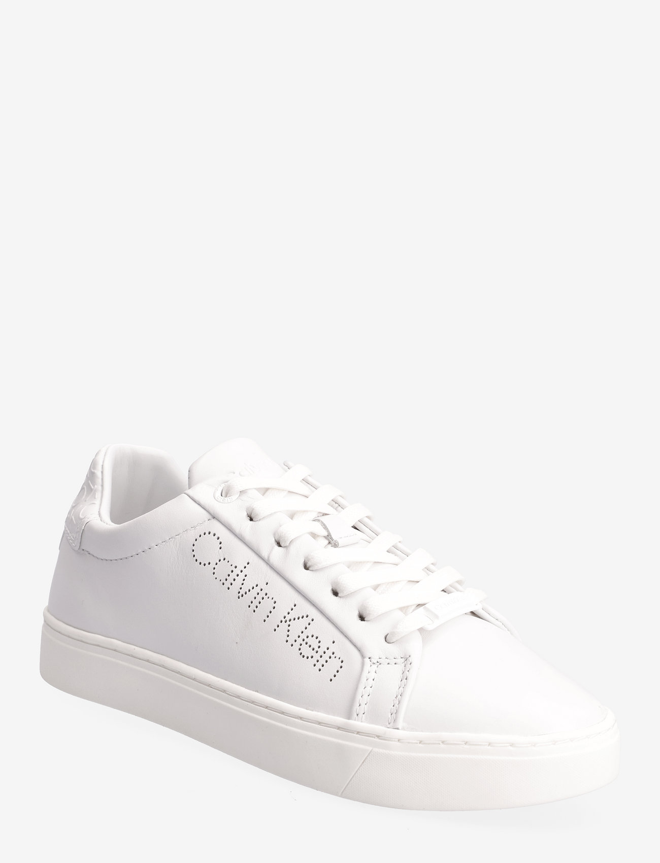 Calvin Klein - CUPSOLE LACE UP PERF - triple white - 0