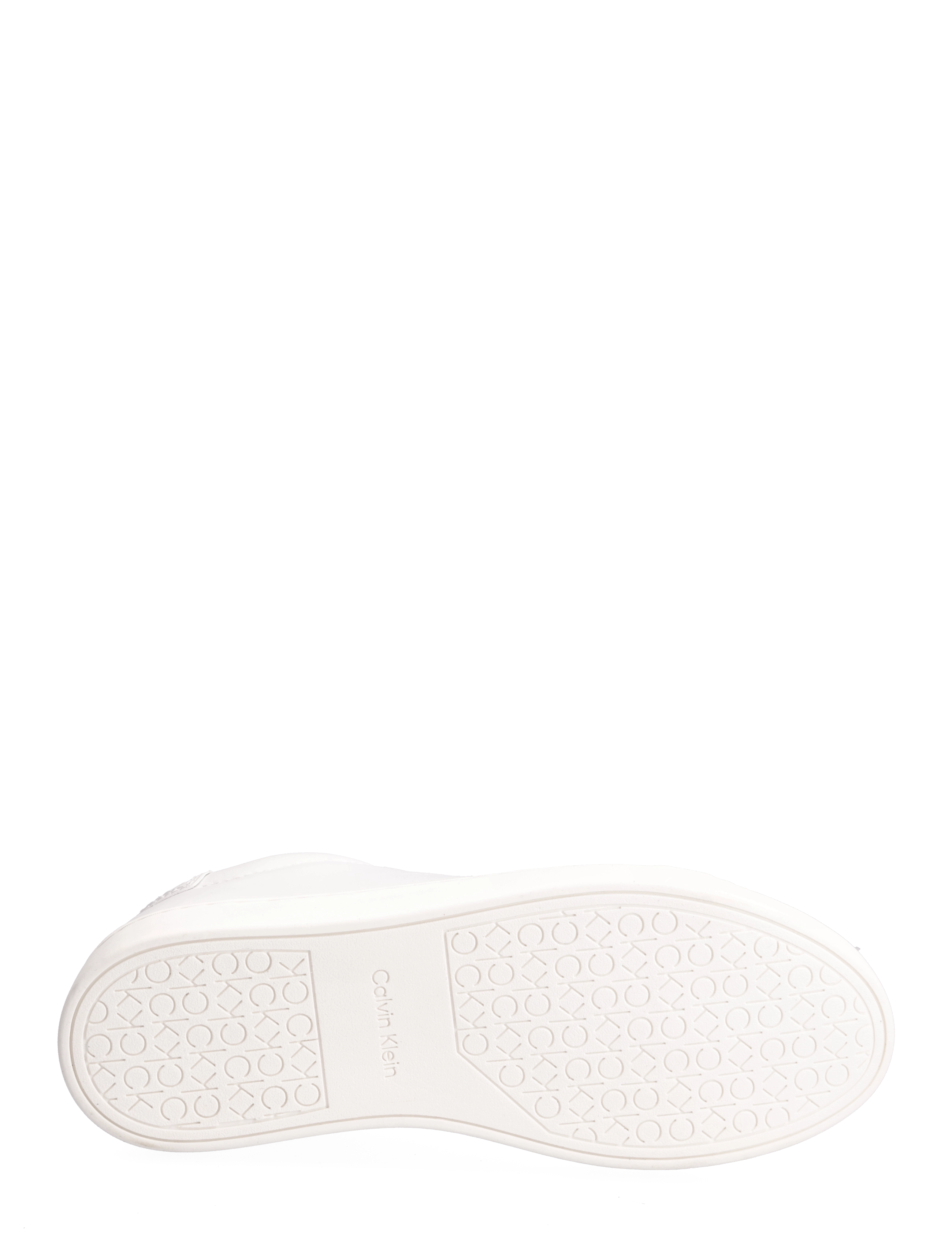 Calvin Klein - CUPSOLE LACE UP PERF - triple white - 4