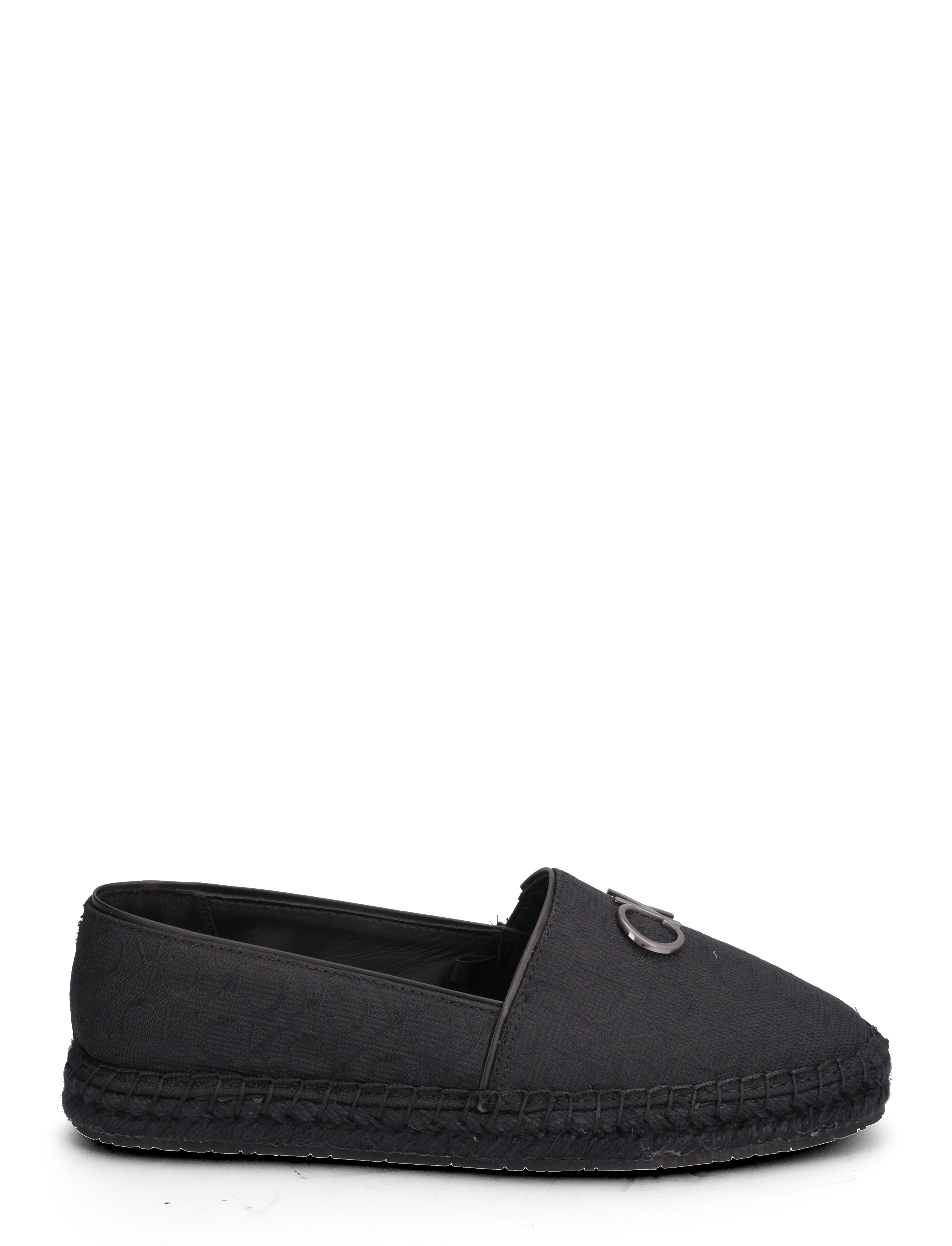 Calvin Klein - ESPADRILLE W/HW - JQ - black mono - 1