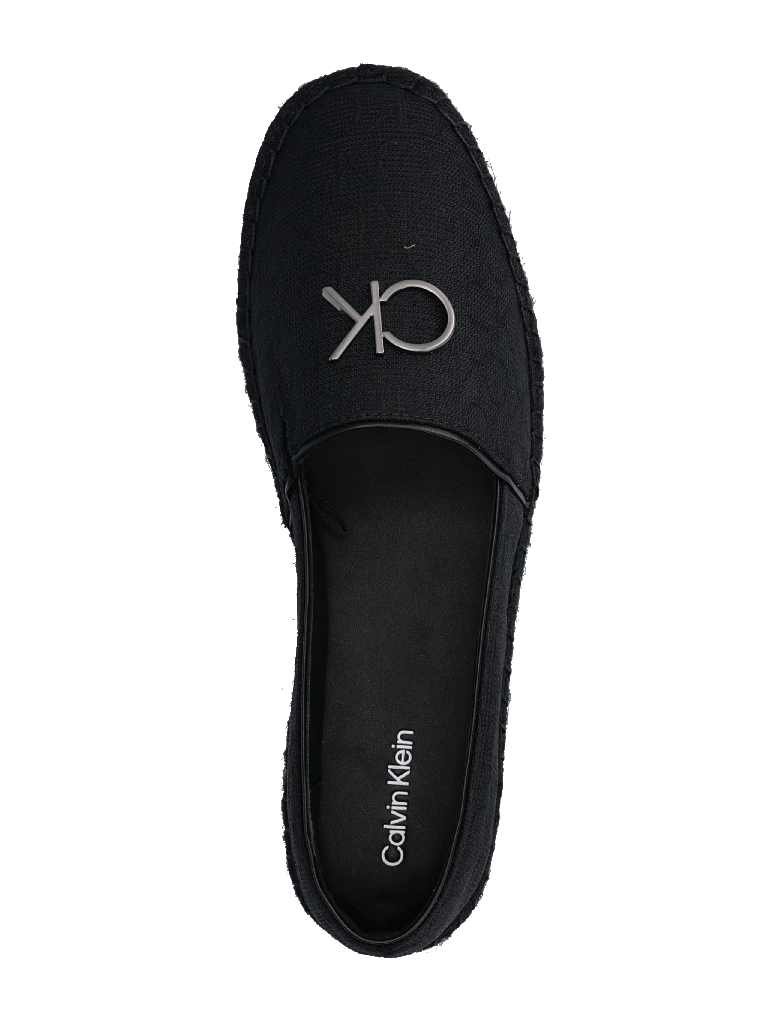 Calvin Klein - ESPADRILLE W/HW - JQ - black mono - 3
