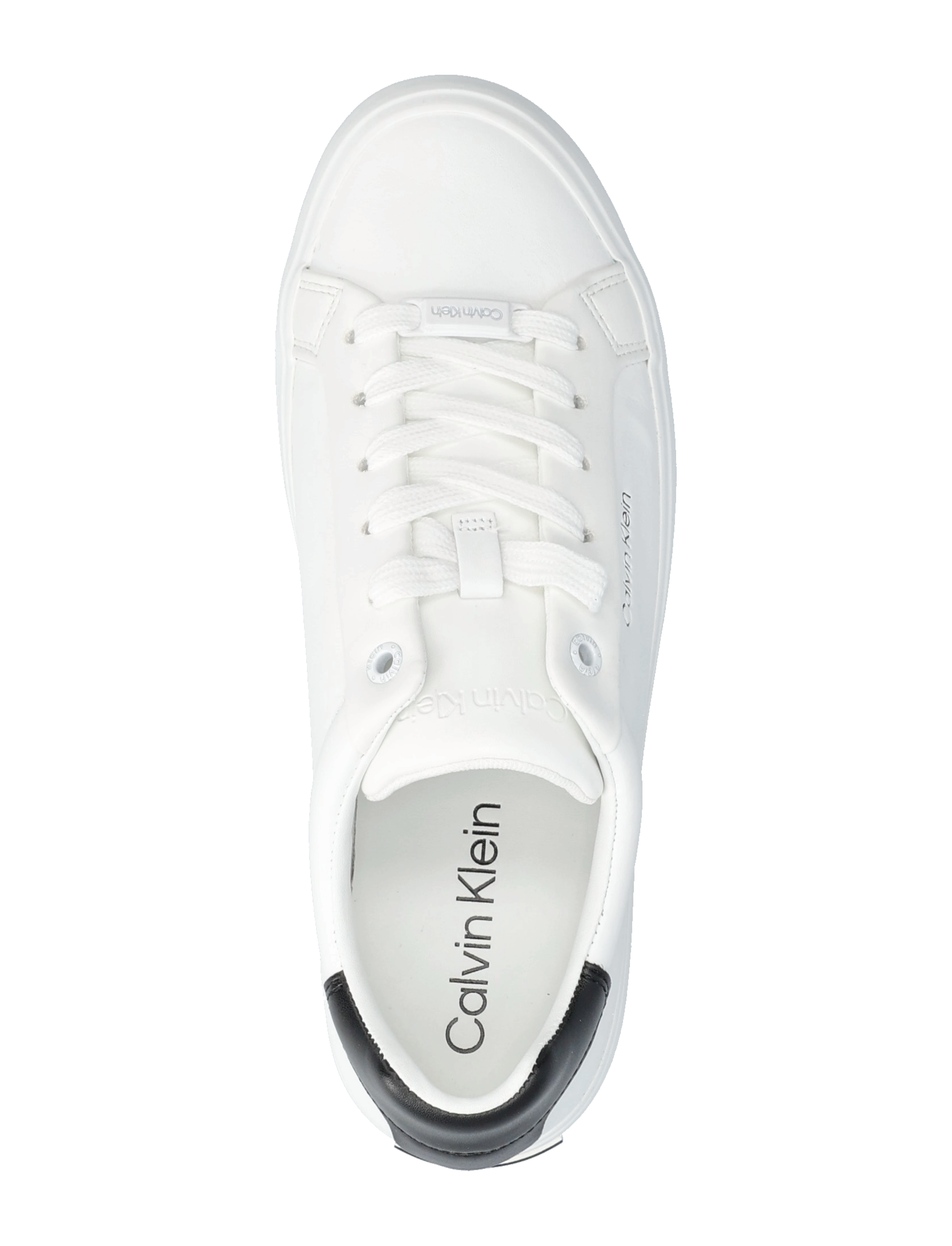 Calvin Klein - VULC LACE UP - ferming - white   black - 3