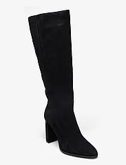 Calvin Klein - CUP HEEL KNEE BOOT 80-SUE - knee high boots - ck black - 0