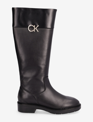 Calvin Klein - RUBBER SOLE KNEE BOOT  W/HW - lange laarzen - ck black - 1