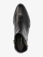 Calvin Klein - TAPERED BLOCK HEEL BOOT W/HW 30 - flat ankle boots - ck black - 3