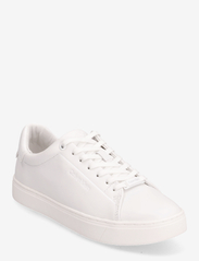 Calvin Klein - CLEAN CUPSOLE LACE UP - sportiska stila apavi ar pazeminātu potītes daļu - triple white - 0