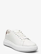 CUPSOLE LACE UP LEATHER - WHITE/CRYSTAL GRAY